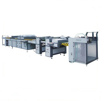 SGUV-1000A/1200A GARMENT Paper Feeder And Collector Automatic Thermal Paper UV Coating Machine