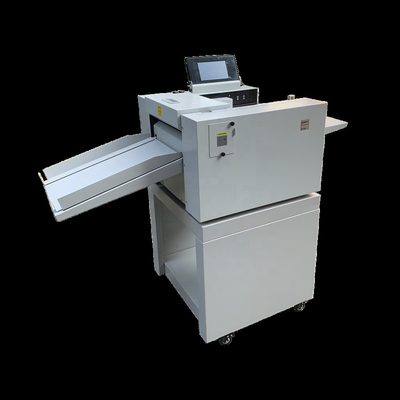 Hotels Sysform CP335B Suction Feeding Electric Automatic Card Paper Creasing Punching And Slitting Machine For Paper